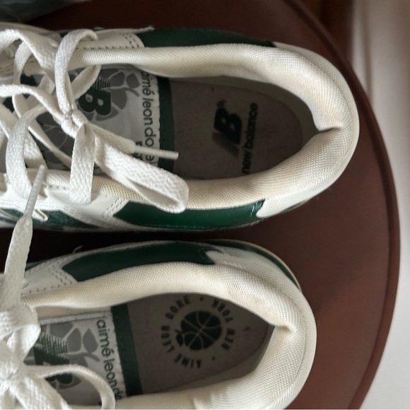 Aimee Leon Dore New Balance 550 Green/Cream - Picture 7 of 10